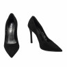Scarpe eleganti donna 1302 nero velluto