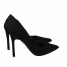 Scarpe eleganti donna 1302 nero velluto
