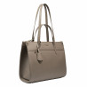 Borsa donna a spalla 047g taupe caviale