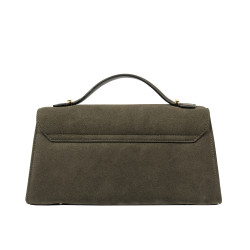 Borsa a tracolla donna 041g camoscio oliva