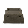 Borsa a tracolla donna 041g camoscio oliva