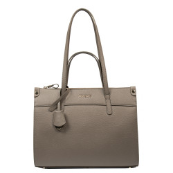Borsa donna a spalla 047g taupe caviale