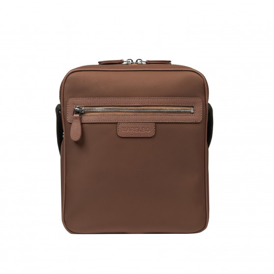 Borsa a tracolla da uomo 304g 01 cognac brown