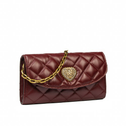 Borsa donna a tracolla 048g bordeaux