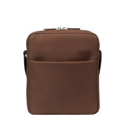 Borsa a tracolla da uomo 304g 01 cognac brown