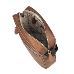 Borsa a tracolla da uomo 304g 01 cognac brown