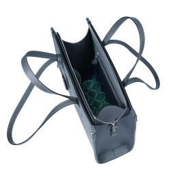 Borsa donna a tracolla 047g 01 petrolio caviale