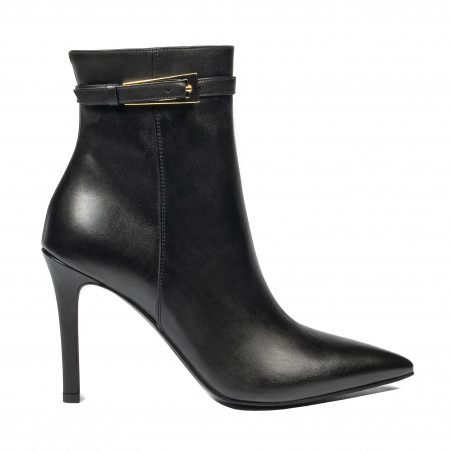 Stivaletti con tacco donna 1409 nero