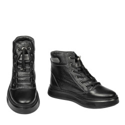 Stivaletti uomo 4152 nero combinato