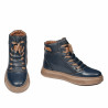 Stivaletti uomo 4152 indaco combinato