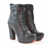 Stivali donna 3261 nero+rosso