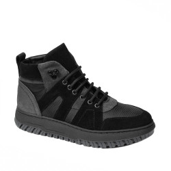 Stivaletti adolescenti 4012 bufo nero+grigio