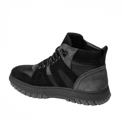 Stivaletti adolescenti 4012 bufo nero+grigio