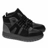 Stivaletti adolescenti 4012 bufo nero+grigio