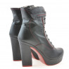 Stivali donna 3261 nero+rosso