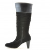 Stivali donna 1121-1 nero+nero antilope