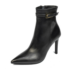 Stivaletti con tacco donna 1409 nero