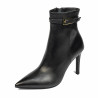 Stivali con tacco donna 1409-1 nero