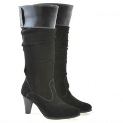 Stivali donna 1121-1 nero+nero antilope