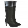 Stivali donna 1121-1 nero+nero antilope