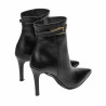 Stivaletti con tacco donna 1409 nero