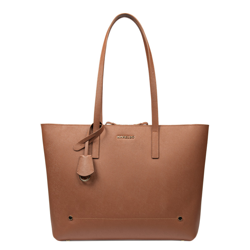 Borsa da donna a tracolla 034g saffiano caramello