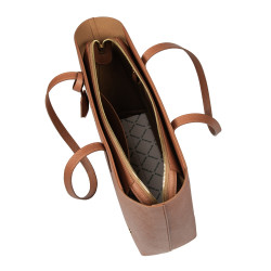 Borsa da donna a tracolla 034g saffiano caramello