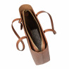 Borsa da donna a tracolla 034g saffiano caramello