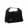 Borsa donna a mano 037-1g 01 camoscio nero
