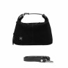 Borsa donna a mano 037-1g 01 camoscio nero
