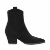 Stivaletti con tacco donna 1411-1 nero velour