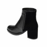 Stivaletti con tacco donna 1406 nero combinato