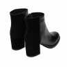 Stivaletti con tacco donna 1406 nero combinato