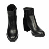 Stivaletti con tacco donna 1406 nero combinato