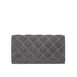 Borsa donna a tracolla 048g 01 camoscio grigio