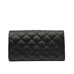 Borsa donna a tracolla 048g 01 nero caviale
