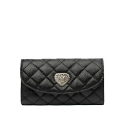 Borsa donna a tracolla 048g 01 nero caviale