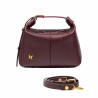 Borsa da donna a mano 037-1g bordeaux