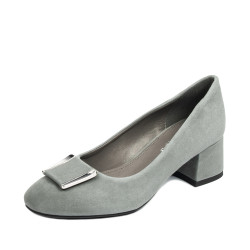 Scarpe eleganti donna 1321 grigio velluto