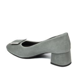 Scarpe eleganti donna 1321 grigio velluto