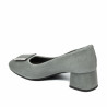 Scarpe eleganti donna 1321 grigio velluto
