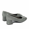 Scarpe eleganti donna 1321 grigio velluto