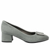 Scarpe eleganti donna 1321 grigio velluto