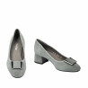 Scarpe eleganti donna 1321 grigio velluto