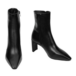 Stivaletti con tacco donna 1408 nero