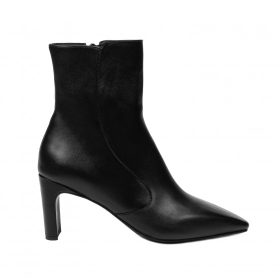 Stivaletti con tacco donna 1408 nero