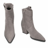Stivaletti con tacco donna 1411 nabuk sabbia