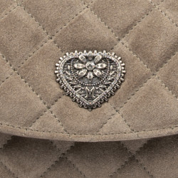 Borsa a tracolla da donna 048g 01 suede sandstone