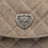 Borsa a tracolla da donna 048g 01 suede sandstone