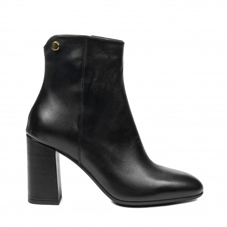 Stivaletti con tacco donna 1407 nero